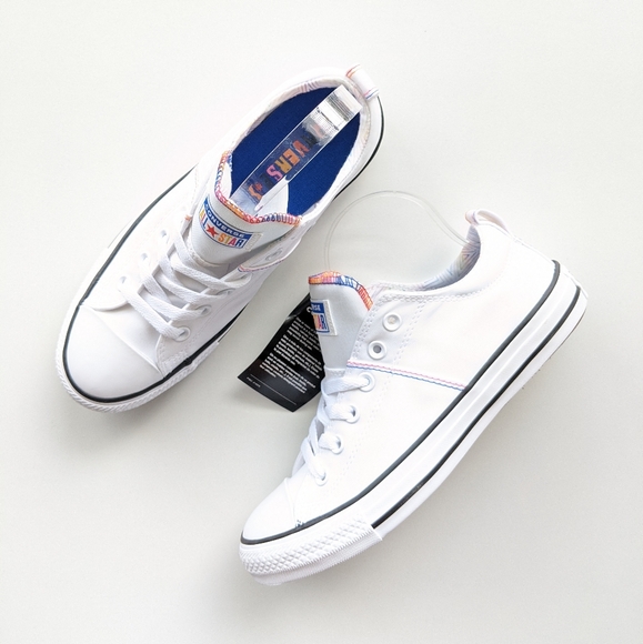 womens converse all star ox white